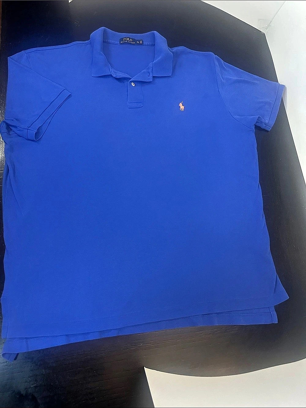 Polo Ralph Lauren Classic Fit Mesh Polo Shirt Blue XL